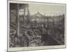 Fire at the Army and Navy Co-Operative Society, Bombay-null-Mounted Giclee Print