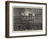 Fire at the Governor's House, Bruges-null-Framed Giclee Print