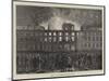 Fire at the Governor's House, Bruges-null-Mounted Giclee Print