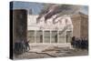 Fire at the Olympic Theatre, Wych Street, Westminster, London, 1849-J Maund-Stretched Canvas