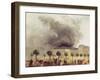 Fire at the Opera House of the Palais-Royal in 1781-Hubert Robert-Framed Giclee Print