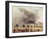 Fire at the Opera House of the Palais-Royal in 1781-Hubert Robert-Framed Giclee Print