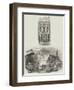 Fire at the Pavilion Theatre-null-Framed Premium Giclee Print