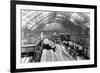 Fire at the Pennsylvania Railroad, Philadelphia, Pennsylvania-null-Framed Art Print