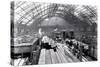 Fire at the Pennsylvania Railroad, Philadelphia, Pennsylvania-null-Stretched Canvas