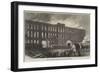 Fire at the Railway Carriage Works, Miles Platting, Manchester-null-Framed Giclee Print