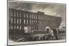 Fire at the Railway Carriage Works, Miles Platting, Manchester-null-Mounted Giclee Print