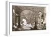 Fire at Theatre San Carlo in Naples, February 12, 1816-Antonio Niccolini-Framed Giclee Print