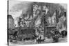 Fire at Toppings Wharf, London Bridge, 1843, c1843, (1912)-null-Stretched Canvas