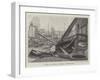 Fire at Vosper's Works, Portsmouth-null-Framed Giclee Print