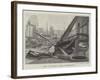 Fire at Vosper's Works, Portsmouth-null-Framed Giclee Print