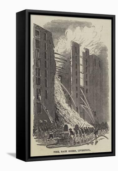 Fire, Back Goree, Liverpool-null-Framed Stretched Canvas