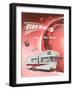 Fire-Ball Travel Trailer-null-Framed Art Print