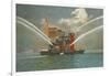 Fire Boat, Seattle, Washington-null-Framed Art Print