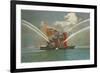 Fire Boat, Seattle, Washington-null-Framed Art Print