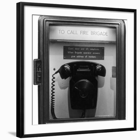 Fire Brigade Telephone-Heinz Zinram-Framed Photographic Print