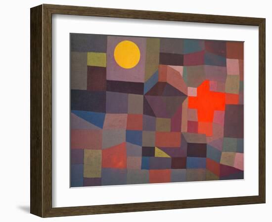 Fire by Moonlight, 1933-Paul Klee-Framed Giclee Print