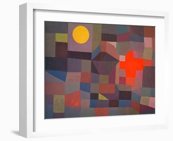 Fire by Moonlight, 1933-Paul Klee-Framed Giclee Print