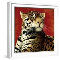 Fire Cat-Will Bullas-Framed Giclee Print