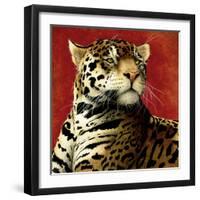 Fire Cat-Will Bullas-Framed Giclee Print