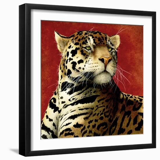 Fire Cat-Will Bullas-Framed Giclee Print