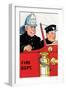 Fire Chief And Driver-Julia Letheld Hahn-Framed Art Print