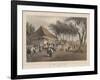 Fire Company's House and Engine, Yokuhama, 1855-Wilhelm Joseph Heine-Framed Giclee Print