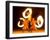 Fire Dance at Bora Bora Nui Resort and Spa, Bora Bora, Society Islands, French Polynesia-Michele Westmorland-Framed Premium Photographic Print