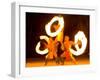 Fire Dance at Bora Bora Nui Resort and Spa, Bora Bora, Society Islands, French Polynesia-Michele Westmorland-Framed Premium Photographic Print