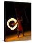 Fire Dance at Bora Bora Nui Resort and Spa, Bora Bora, Society Islands, French Polynesia-Michele Westmorland-Stretched Canvas