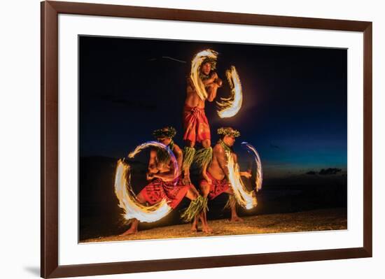 Fire Dance-null-Framed Premium Giclee Print