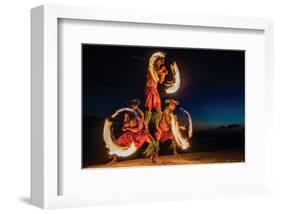 Fire Dance-null-Framed Art Print