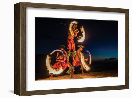 Fire Dance-null-Framed Art Print