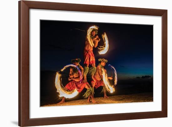 Fire Dance-null-Framed Art Print