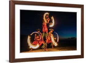 Fire Dance-null-Framed Art Print