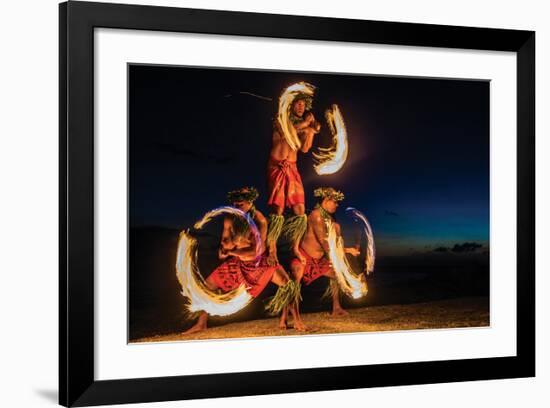 Fire Dance-null-Framed Art Print