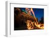 Fire Dancers In Spokane WA-Steve Gadomski-Framed Photographic Print