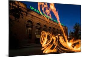 Fire Dancers In Spokane WA-Steve Gadomski-Mounted Photographic Print