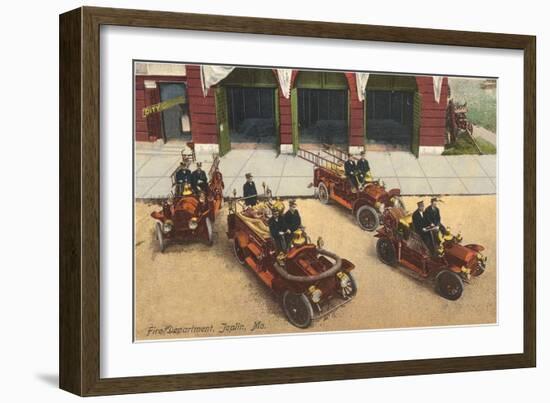 Fire Department, Joplin, Missouri-null-Framed Art Print