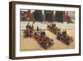 Fire Department, Joplin, Missouri-null-Framed Art Print