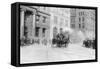 Fire Department's Horse Drawn Engine NYC Photo - New York, NY-Lantern Press-Framed Stretched Canvas