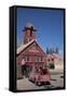 Fire Department Steeple, Ridgeway, CO-Joseph Sohm-Framed Stretched Canvas