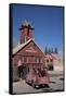 Fire Department Steeple, Ridgeway, CO-Joseph Sohm-Framed Stretched Canvas