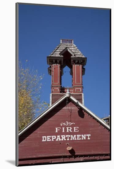 Fire Department Steeple, Ridgeway, CO-Joseph Sohm-Mounted Photographic Print