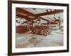 Fire Engine at Cannon Street Fire Station, Cannon Street, City of London, 1907-null-Framed Photographic Print