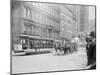 Fire Engine Being Pulled by a Horse-null-Mounted Premium Photographic Print