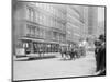 Fire Engine Being Pulled by a Horse-null-Mounted Photographic Print