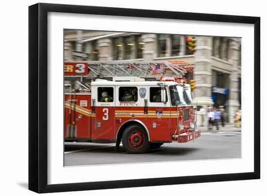 Fire Engine, New York-null-Framed Photographic Print
