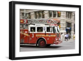 Fire Engine, New York-null-Framed Photographic Print