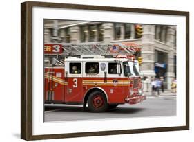 Fire Engine, New York-null-Framed Photographic Print